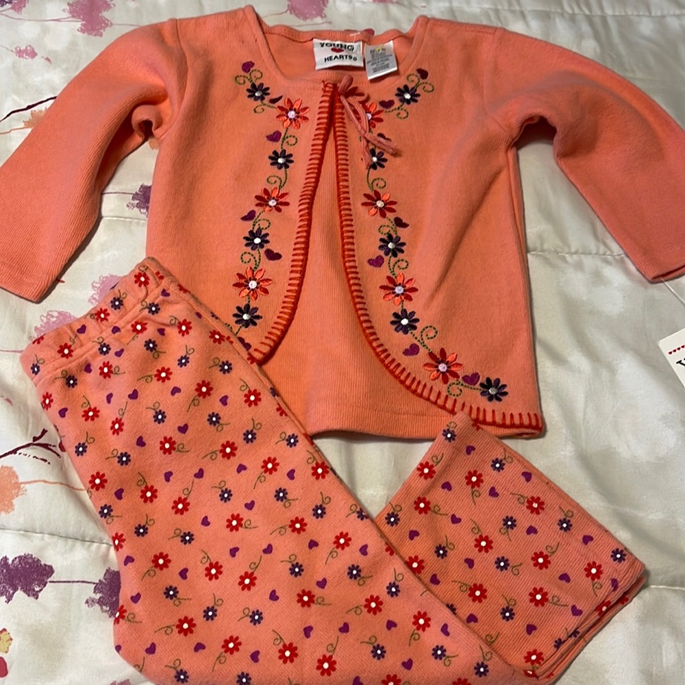 Girls Young Hearts Set